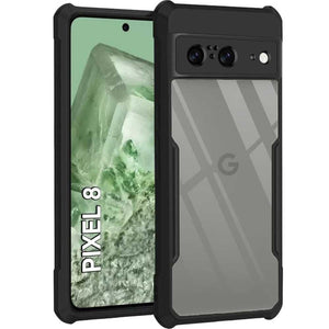 Hybrid Shockproof silicone transparent Case for Google Pixel 8