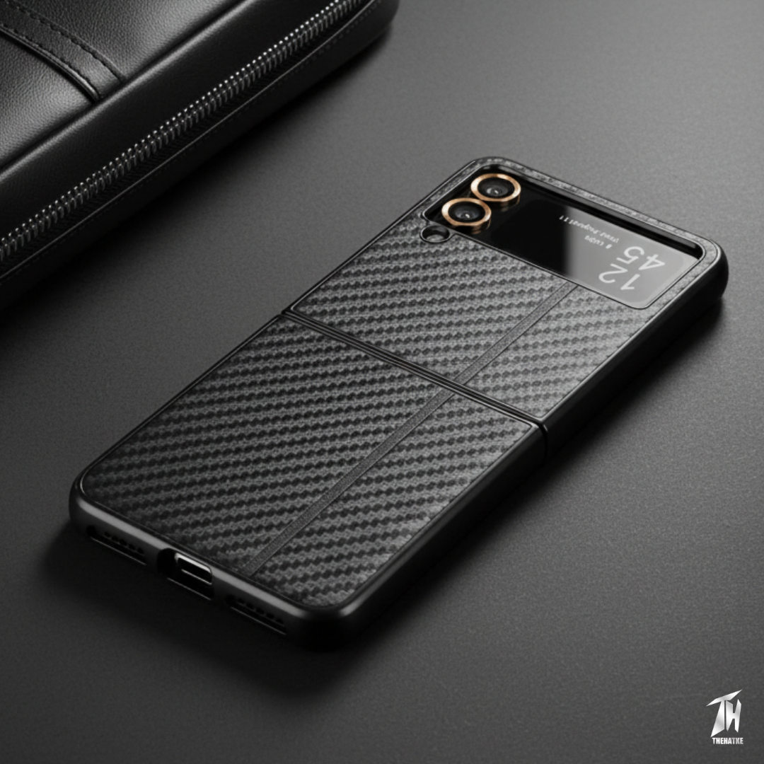 Carbon Black Silicone case for Samsung Galaxy Z FLIP 4
