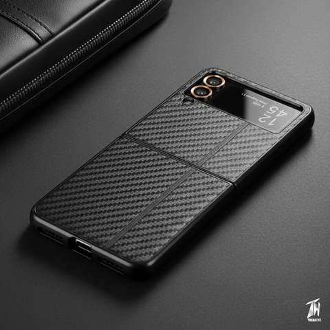 Carbon Black Silicone case for Samsung Galaxy Z FLIP 4