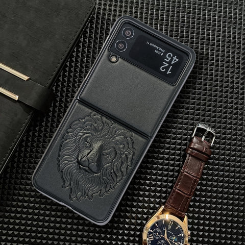 Black Royal King Silicone Case for Samsung Galaxy Z FLIP 3