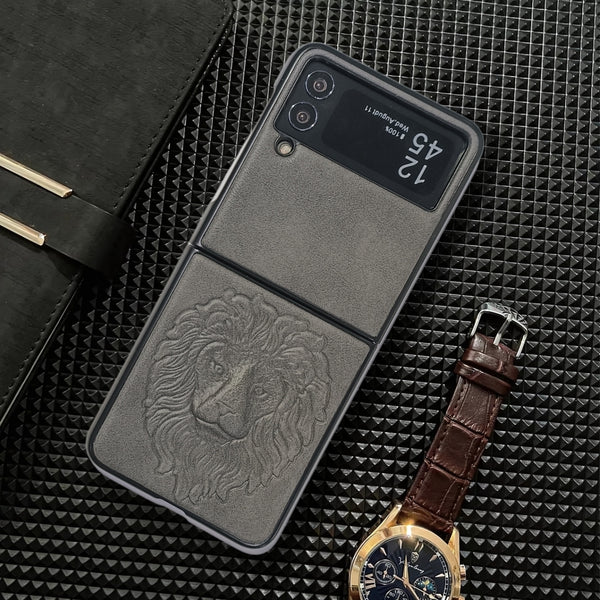 Grey Royal King Silicone Case for Samsung Galaxy Z FLIP 4