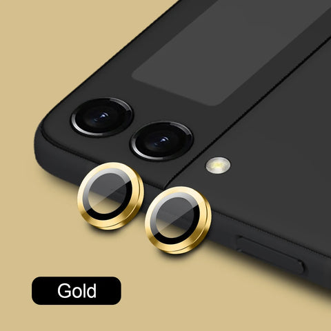 Gold Metallic camera ring lens guard for Samsung Galaxy Z Flip 4