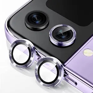 Purple Metallic camera ring lens guard for Samsung Galaxy Z Flip 4