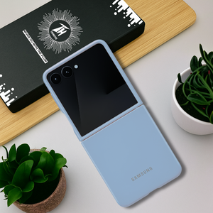 Cloud Blue Original Silicone case for Samsung Galaxy Z FLIP 7