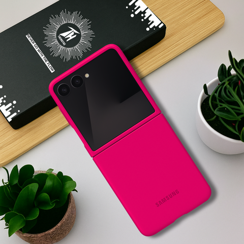 Hot Pink Original Silicone case for Samsung Galaxy Z FLIP 7
