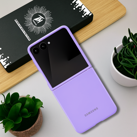 Purple Original Silicone case for Samsung Galaxy Z FLIP 7