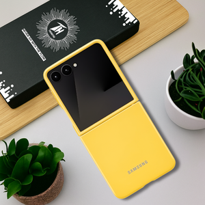 Yellow Original Silicone case for Samsung Galaxy Z FLIP 7