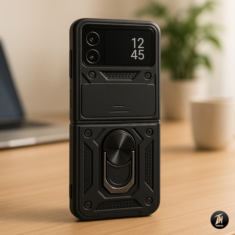 TitanArmor Black Silicone case for Samsung Z Flip 4 5G