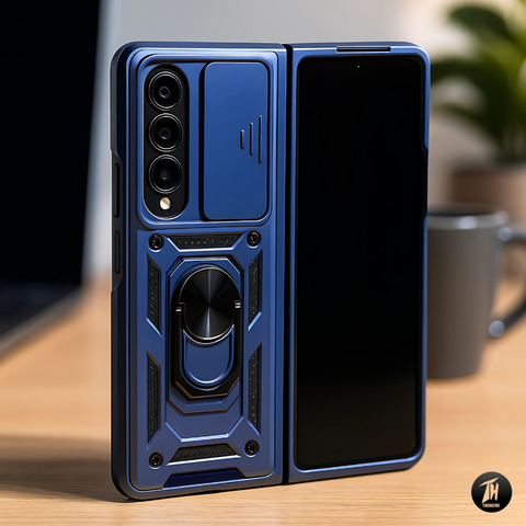 TitanArmor Blue Silicone case for Samsung Z Fold 4 5G