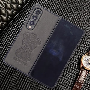 Ashoka Grey Leather Case for Samsung Galaxy Z Fold 4