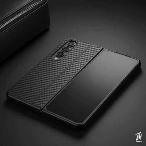 Carbon Black Silicone case for Samsung Galaxy Z FOLD 4