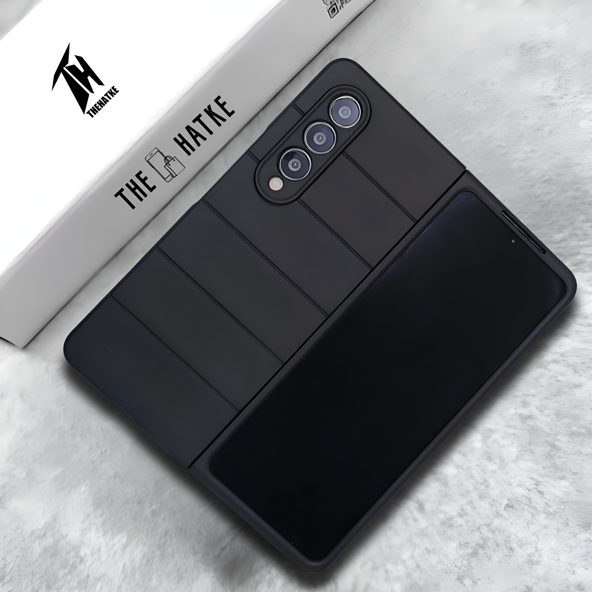 Black Wave Case for Samsung Galaxy Z FOLD 4