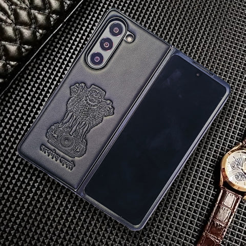 Ashoka Black Leather Case for Samsung Galaxy Z Fold 5