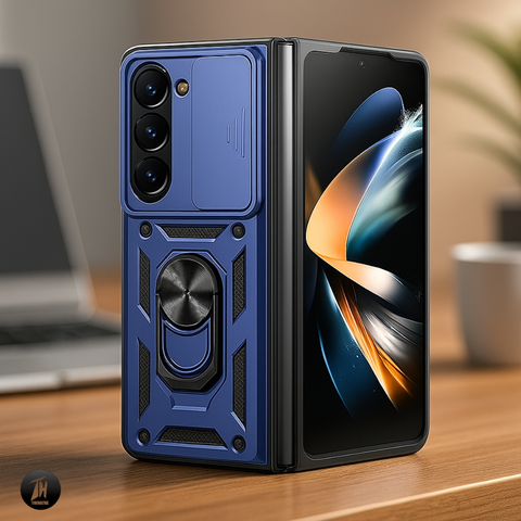 TitanArmor Blue Silicone case for Samsung Z Fold 5 5G