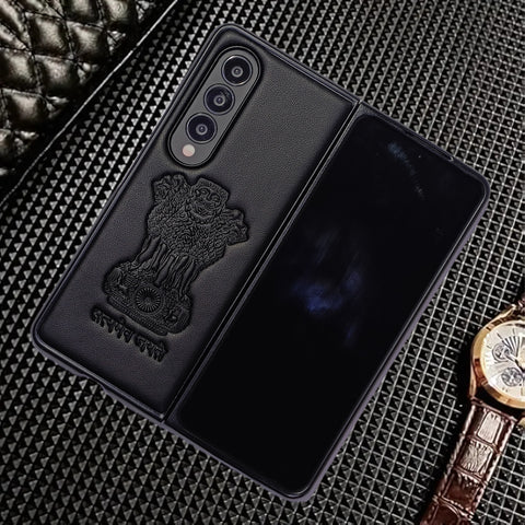 Ashoka Black Leather Case for Samsung Galaxy Z Fold 4