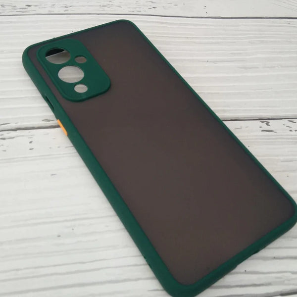 Dark Green Smoke Camera Safe case for Oneplus 9