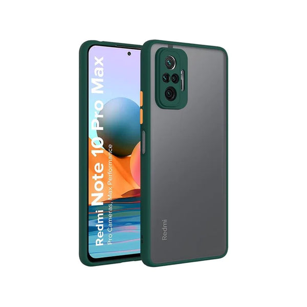 Dark Green Smoke Camera Safe case for Redmi Note 10 Pro