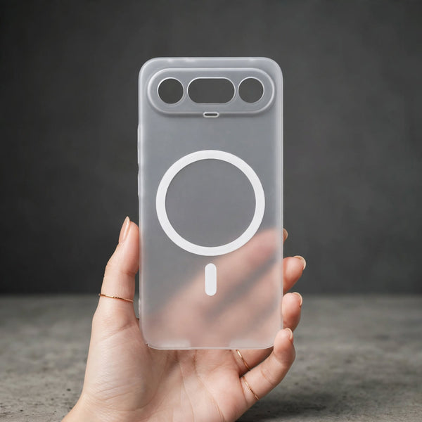White Paper Matte Magsafe Case for Vivo X300 Fe