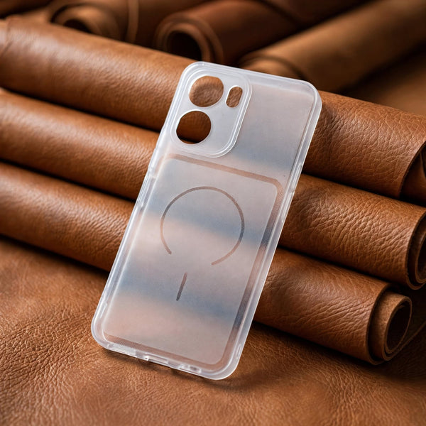 White Amber Silicone Case for Vivo T2X