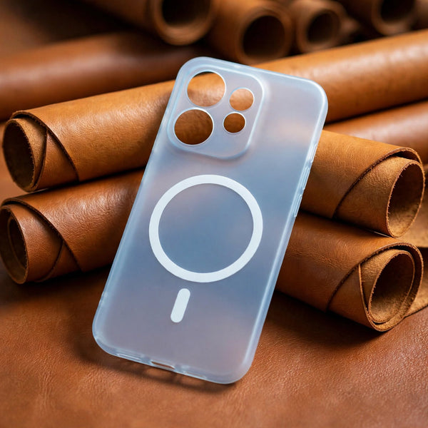 Blue Paper Matte Magsafe Case for Oppo Reno 16