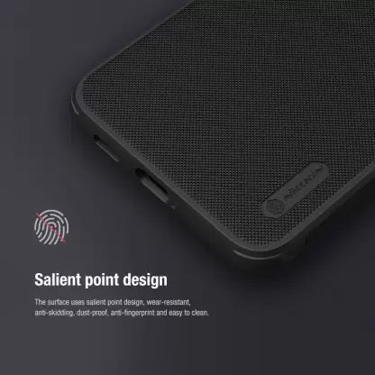 Black Niukin Silicone Case for Samsung S23 FE
