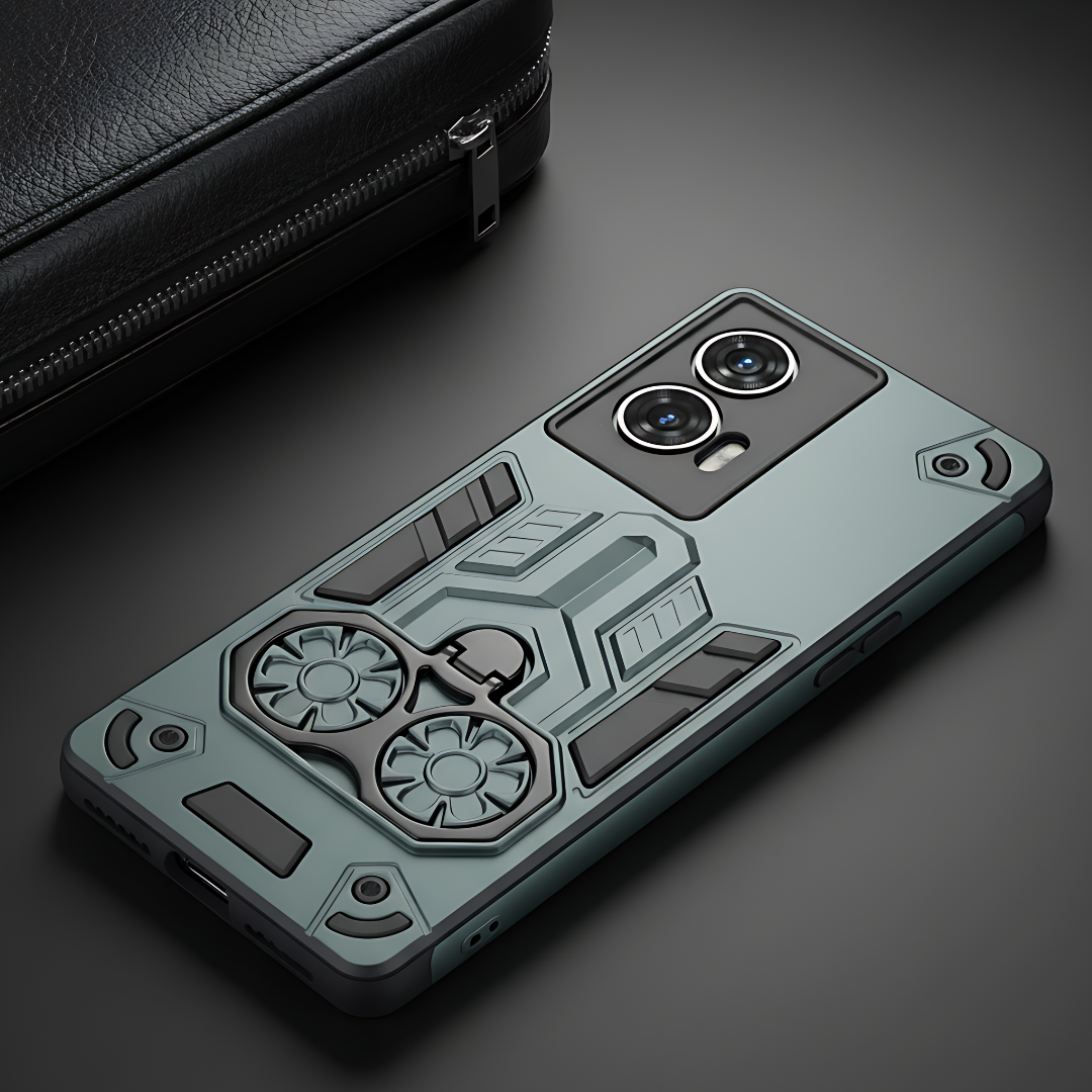 Green Cycle Armor Silicone Case for Motorola G85