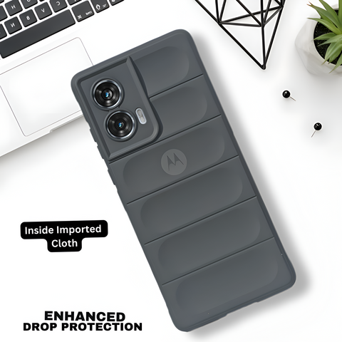 Grey Wave Case for Motorola Edge 50 Fusion