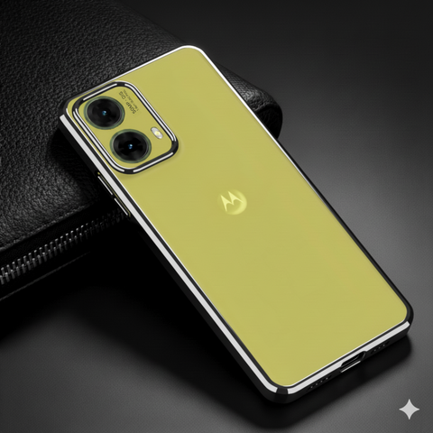 EW Black Transparent case for Motorola G85