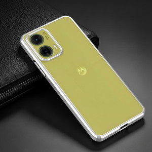 EW Silver Transparent case for Motorola G85