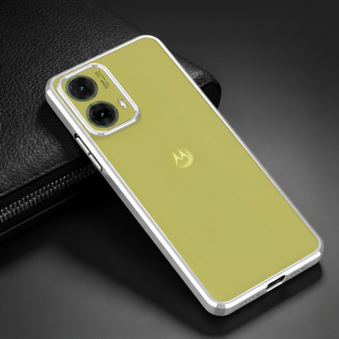 EW Silver Transparent case for Motorola G85
