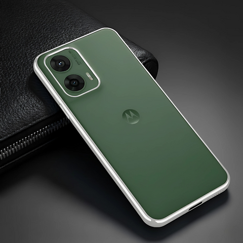 EW Silver Transparent case for Motorola G96