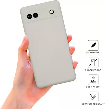 Cream Camera Original Silicone case for Google Pixel 6A