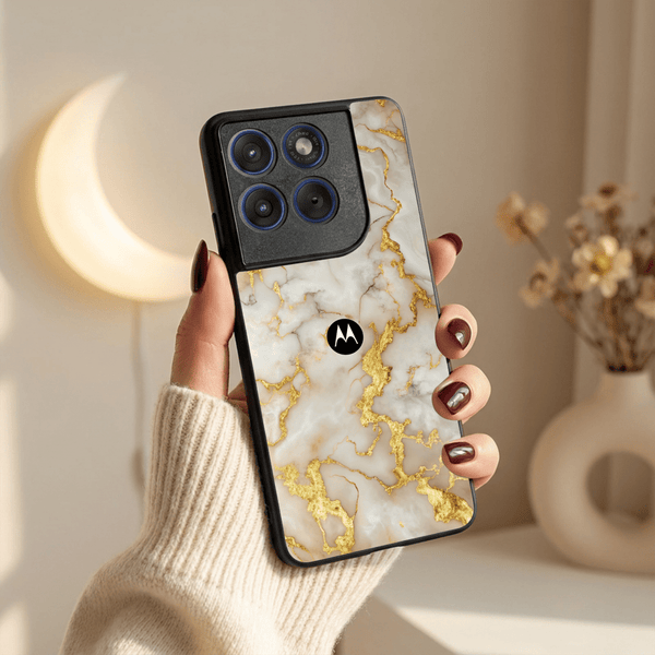 Gold Vein Glory MB Case for Motorola Edge 70 - The Hatke