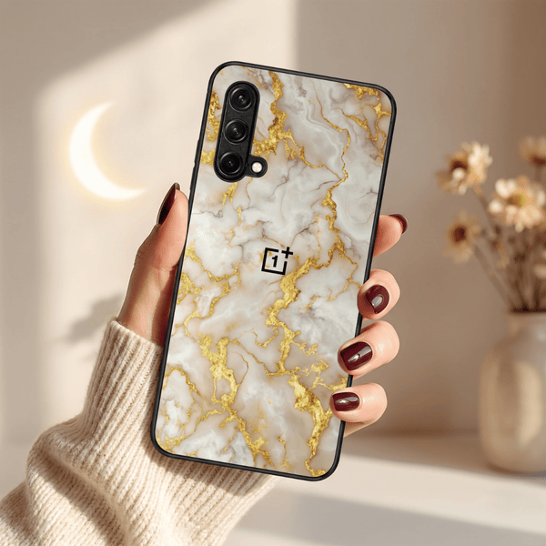 Gold Vein Glory MB Case for Oneplus Nord CE - The Hatke