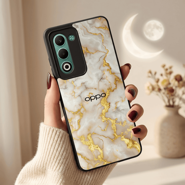 Gold Vein Glory MB Case for Oppo A5 5G - The Hatke