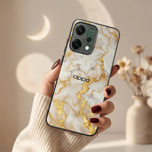 Gold Vein Glory MB Case for Oppo Reno 14 Pro - The Hatke