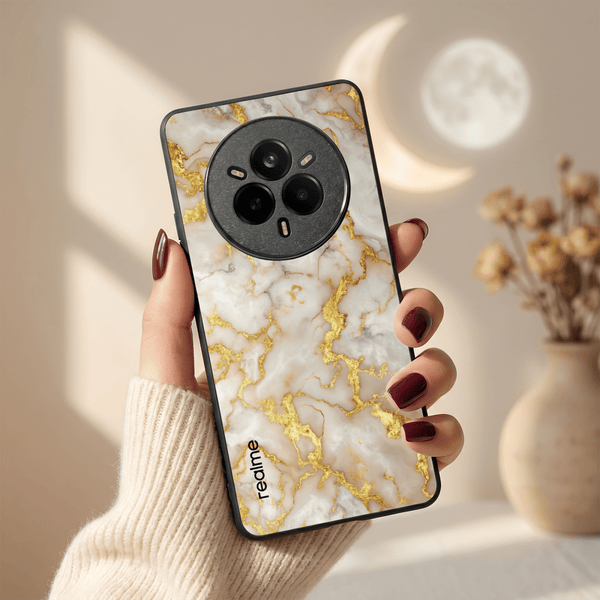 Gold Vein Glory MB Case for Realme 14 Pro - The Hatke