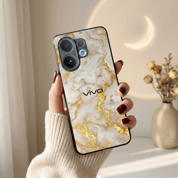 Gold Vein Glory MB Case for Vivo V60 - The Hatke