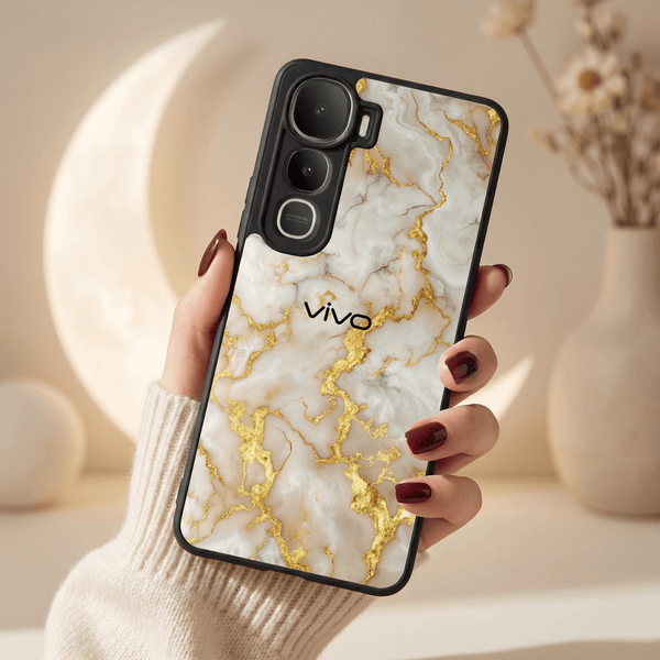 Gold Vein Glory MB Case for Vivo Y400 - The Hatke