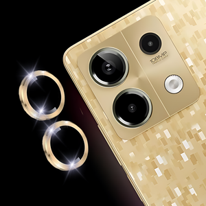 Gold Metallic camera ring lens guard for Redmi Note 13