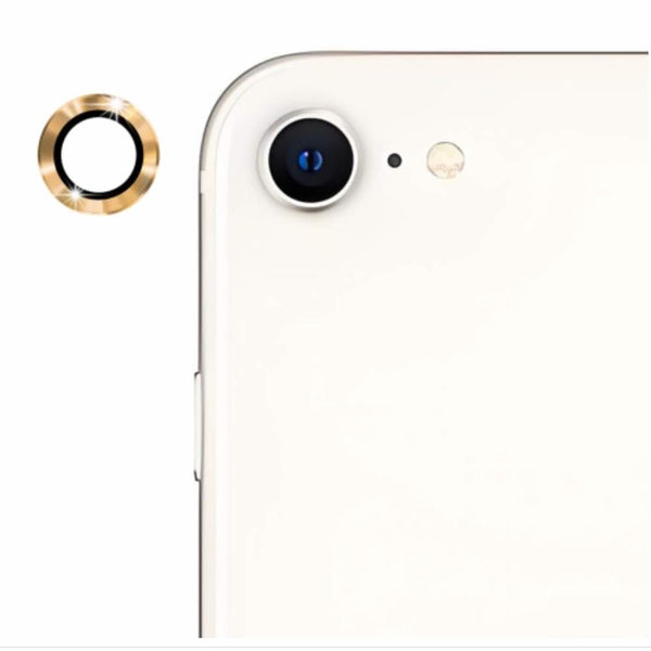 Golden Metallic camera ring lens guard for Apple iphone 16e - The Hatke