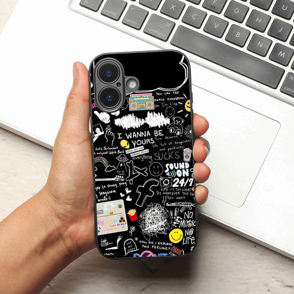 Graffiti MB Case for Apple Iphone 16 - The Hatke