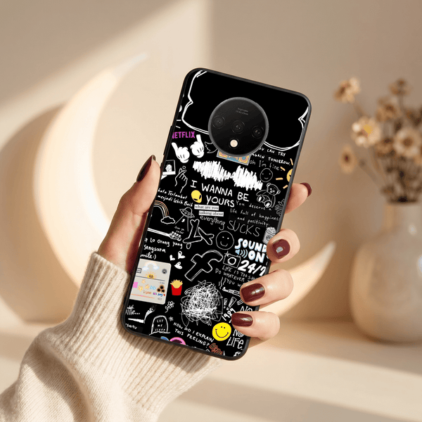 Graffiti MB Case for Oneplus 7T - The Hatke