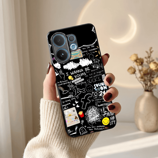 Graffiti MB Case for Vivo V60 - The Hatke