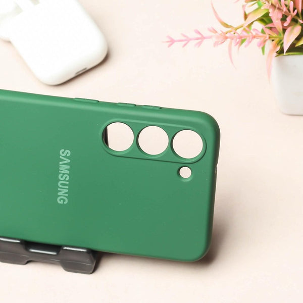 Green Camera Original Silicone case for Samsung S21 FE - The Hatke
