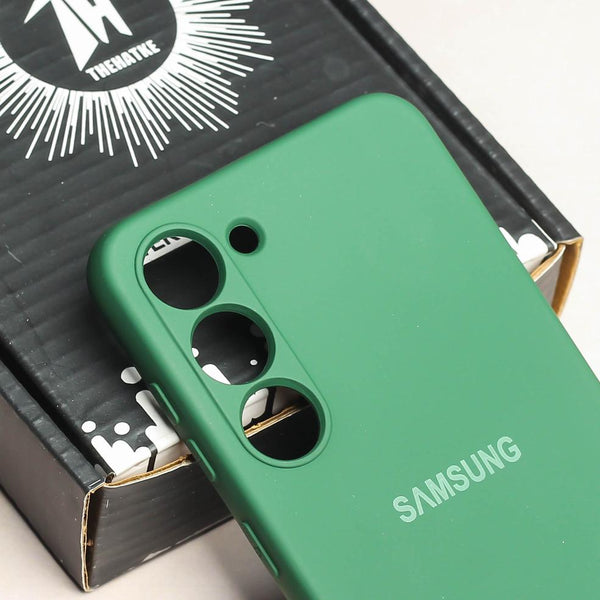 Green Camera Original Silicone case for Samsung S21 FE - The Hatke