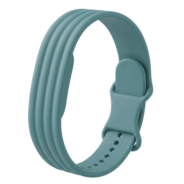 Green Lining Silicone Strap For Google Fitbit Air - The Hatke