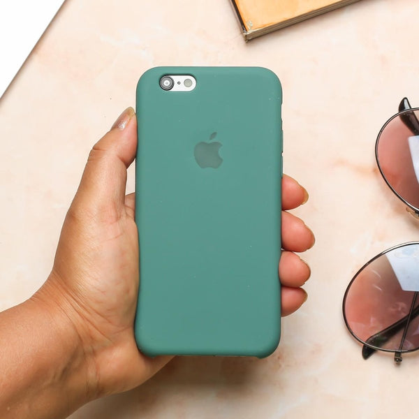 Green Original Silicone case for Apple iphone 6/6s - The Hatke