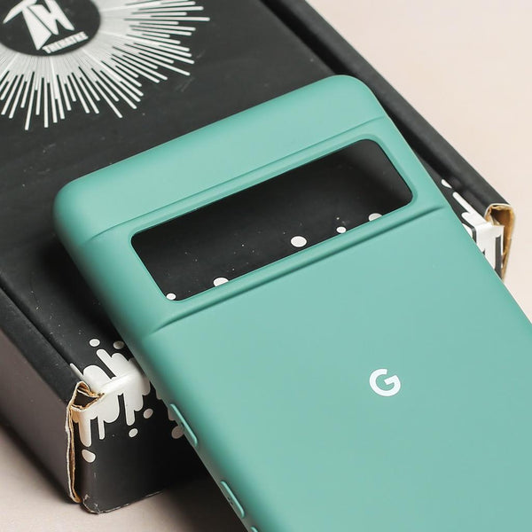 Green Original Silicone case for Google Pixel 8 - The Hatke