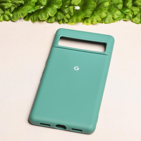 Green Original Silicone case for Google Pixel 8 - The Hatke